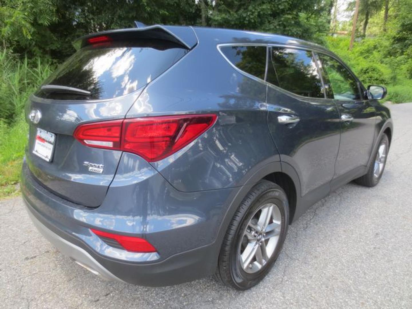 2017 Gray /Gray Hyundai Santa Fe Sport 2.4 AWD (5NMZTDLB0HH) with an 2.4L L4 DOHC 16V engine, 6A transmission, located at 270 US Route 6, Mahopac, NY, 10541, (845) 621-0895, 41.349022, -73.755280 - Photo#3