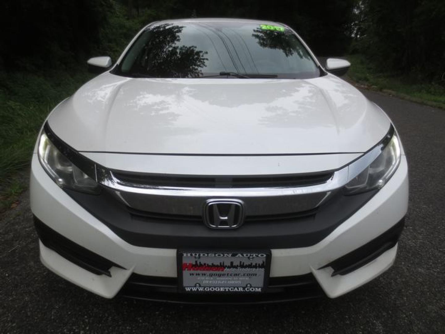 2017 White /Black Honda Civic EX W/HONDA SENSING (19XFC2F73HE) with an 2.0L L4 DOHC 16V engine, Automatic transmission, located at 270 US Route 6, Mahopac, NY, 10541, (845) 621-0895, 41.349022, -73.755280 - Photo#2