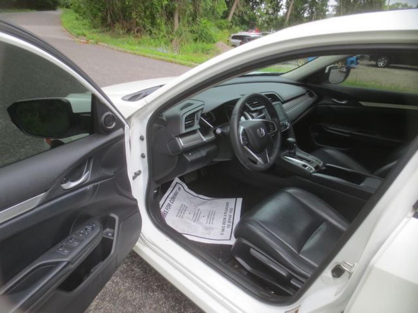 2017 White /Black Honda Civic EX W/HONDA SENSING (19XFC2F73HE) with an 2.0L L4 DOHC 16V engine, Automatic transmission, located at 270 US Route 6, Mahopac, NY, 10541, (845) 621-0895, 41.349022, -73.755280 - Photo#6