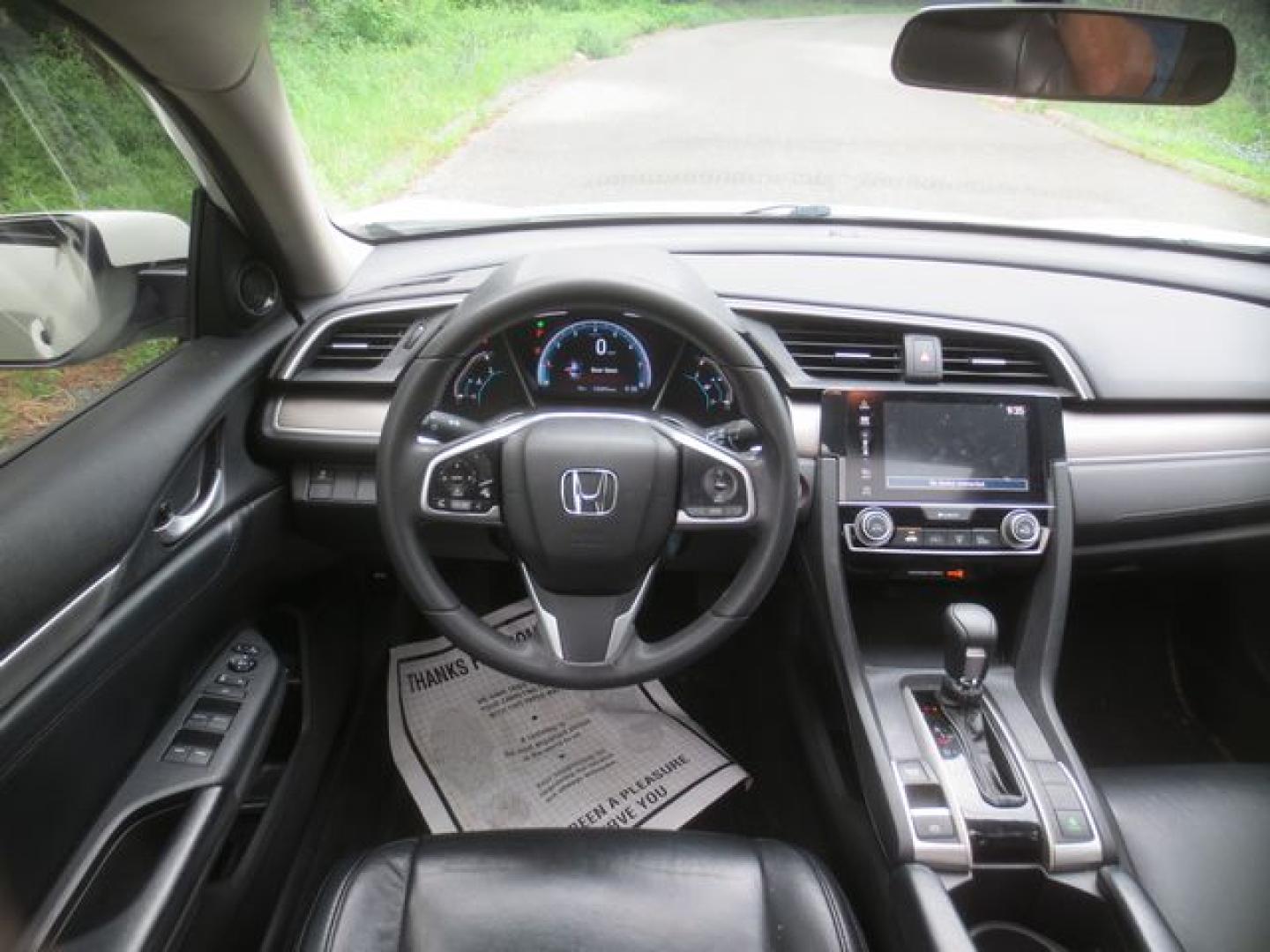 2017 White /Black Honda Civic EX W/HONDA SENSING (19XFC2F73HE) with an 2.0L L4 DOHC 16V engine, Automatic transmission, located at 270 US Route 6, Mahopac, NY, 10541, (845) 621-0895, 41.349022, -73.755280 - Photo#8