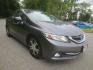 2014 Gray /Gray Honda Civic Hybrid Hybrid w/Leather (19XFB4F31EE) with an 1.3L L4 SOHC 8V HYBRID engine, Automatic transmission, located at 270 US Route 6, Mahopac, NY, 10541, (845) 621-0895, 41.349022, -73.755280 - Photo#1