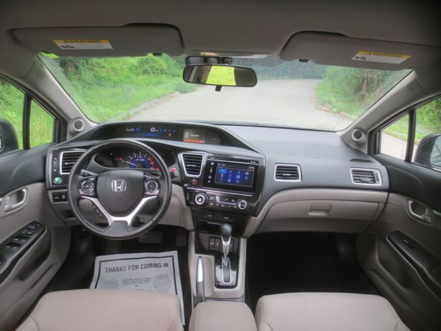 2014 Gray /Gray Honda Civic Hybrid Hybrid w/Leather (19XFB4F31EE) with an 1.3L L4 SOHC 8V HYBRID engine, Automatic transmission, located at 270 US Route 6, Mahopac, NY, 10541, (845) 621-0895, 41.349022, -73.755280 - Photo#7