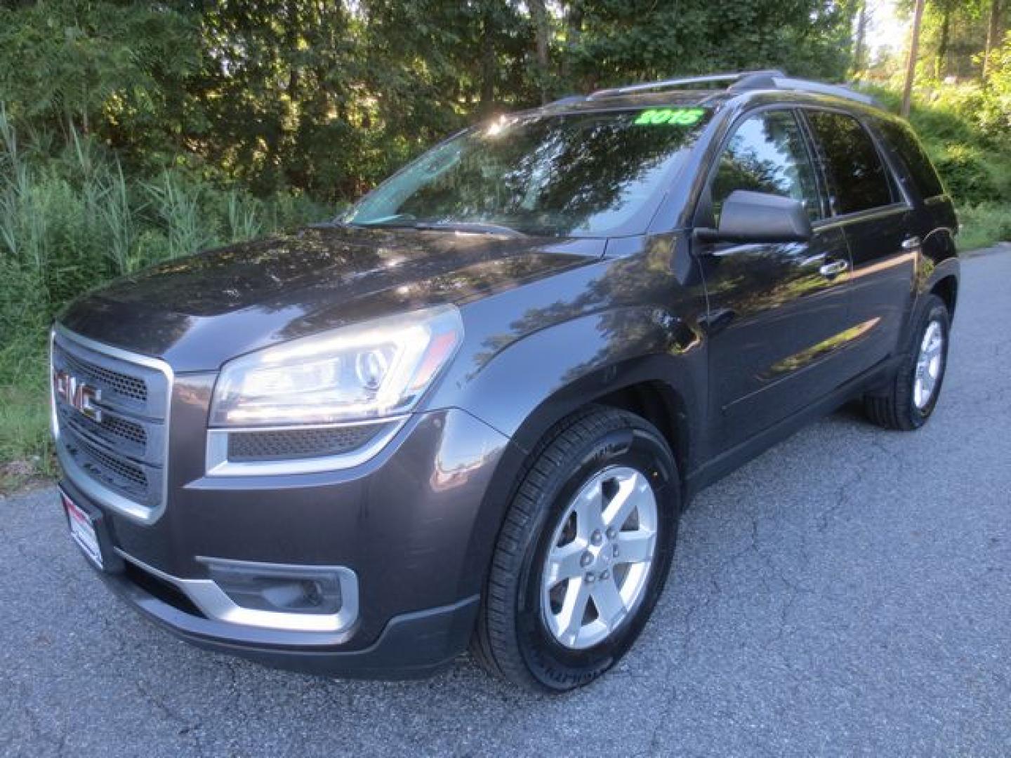 2015 Black /Gray GMC Acadia SLE-1 AWD (1GKKVNED3FJ) with an 3.6L V6 DOHC 24V engine, 6-Speed Automatic transmission, located at 270 US Route 6, Mahopac, NY, 10541, (845) 621-0895, 41.349022, -73.755280 - Photo#0