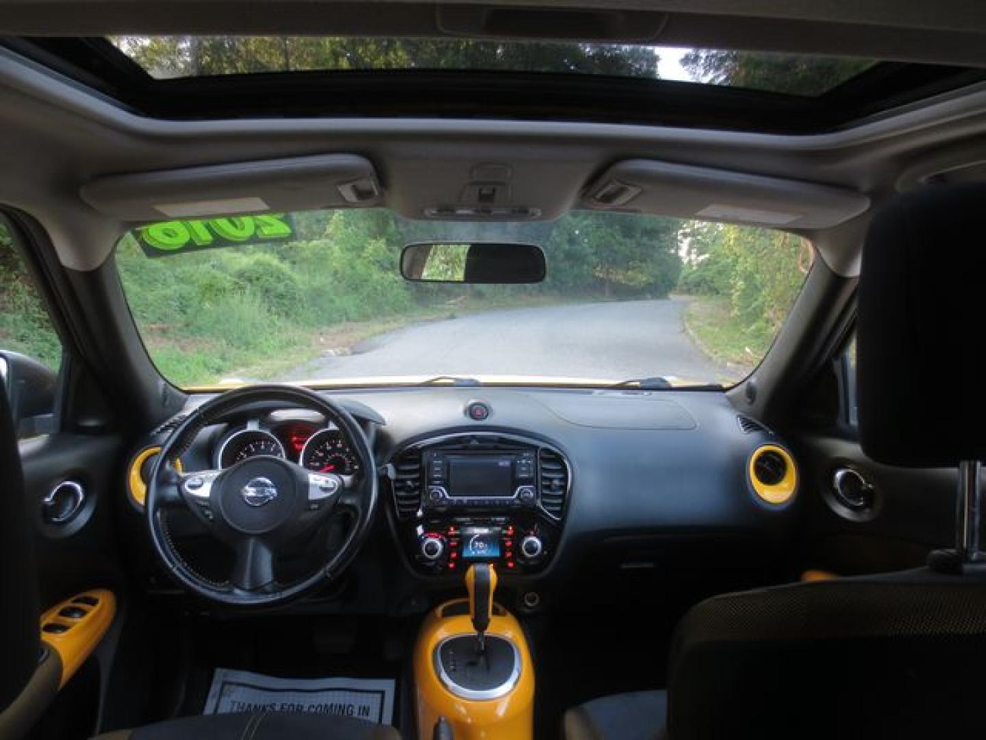 2016 Yellow /Black/Yellow Nissan Juke S AWD (JN8AF5MV3GT) with an 1.6L L4 DOHC 16V engine, Automatic transmission, located at 270 US Route 6, Mahopac, NY, 10541, (845) 621-0895, 41.349022, -73.755280 - Photo#7