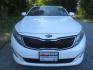 2014 White /Gray Kia Optima EX (5XXGN4A74EG) with an 2.4L L4 DOHC 16V engine, 6-Speed Automatic transmission, located at 270 US Route 6, Mahopac, NY, 10541, (845) 621-0895, 41.349022, -73.755280 - Photo#2