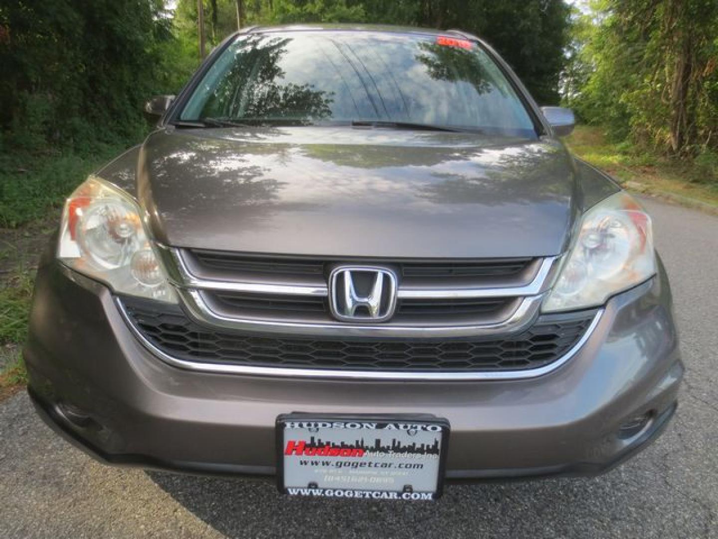 2010 Gray /Black Honda CR-V EX-L (5J6RE4H70AL) with an 2.4L L4 DOHC 16V engine, 5-Speed Automatic transmission, located at 270 US Route 6, Mahopac, NY, 10541, (845) 621-0895, 41.349022, -73.755280 - Photo#2