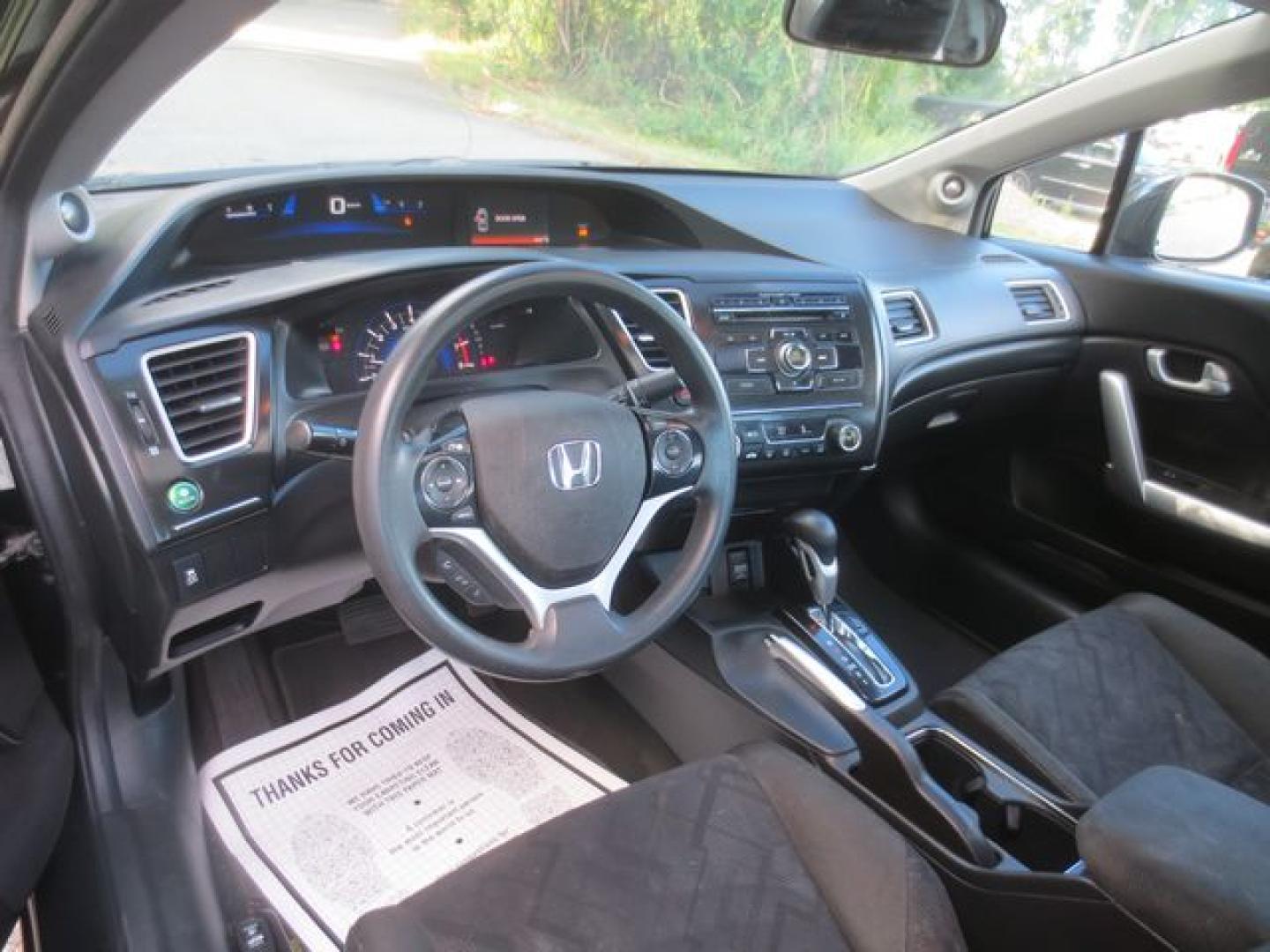 2013 Black /Black Honda Civic EX (2HGFG3B88DH) with an 2.3L L4 SOHC 16V engine, 5-Speed Automatic transmission, located at 270 US Route 6, Mahopac, NY, 10541, (845) 621-0895, 41.349022, -73.755280 - Photo#8