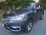 2017 Blue /Gray Hyundai Santa Fe Sport (5NMZUDLB9HH) with an 2.4L L4 DOHC 16V engine, 6 Speed Automatic transmission, located at 270 US Route 6, Mahopac, NY, 10541, (845) 621-0895, 41.349022, -73.755280 - Photo#0