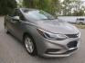 2018 Gray /Dark Gray Chevrolet Cruze LT (1G1BE5SM4J7) with an 1.4L L4 DOHC 16V TURBO engine, Automatic transmission, located at 270 US Route 6, Mahopac, NY, 10541, (845) 621-0895, 41.349022, -73.755280 - Photo#1