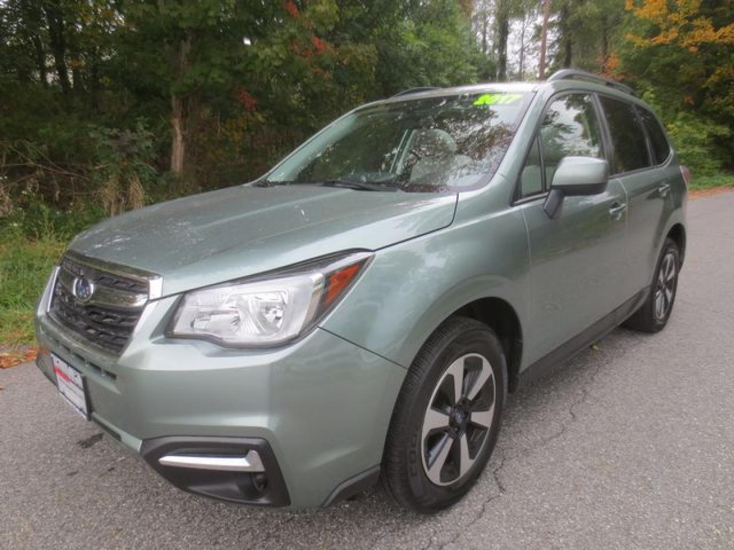 2017 Green /Gray Subaru Forester 2.5i Premium PZEV (JF2SJAEC2HH) with an 2.5L H4 SOHC 16V engine, Automatic transmission, located at 270 US Route 6, Mahopac, NY, 10541, (845) 621-0895, 41.349022, -73.755280 - Photo#0