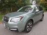 2017 Green /Gray Subaru Forester 2.5i Premium PZEV (JF2SJAEC2HH) with an 2.5L H4 SOHC 16V engine, Automatic transmission, located at 270 US Route 6, Mahopac, NY, 10541, (845) 621-0895, 41.349022, -73.755280 - Photo#0
