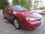 2010 Red /Black Subaru Impreza 2.5i (JF1GE6A6XAH) with an 2.5L H4 SOHC 16V engine, 4-Speed Automatic transmission, located at 270 US Route 6, Mahopac, NY, 10541, (845) 621-0895, 41.349022, -73.755280 - Photo#1