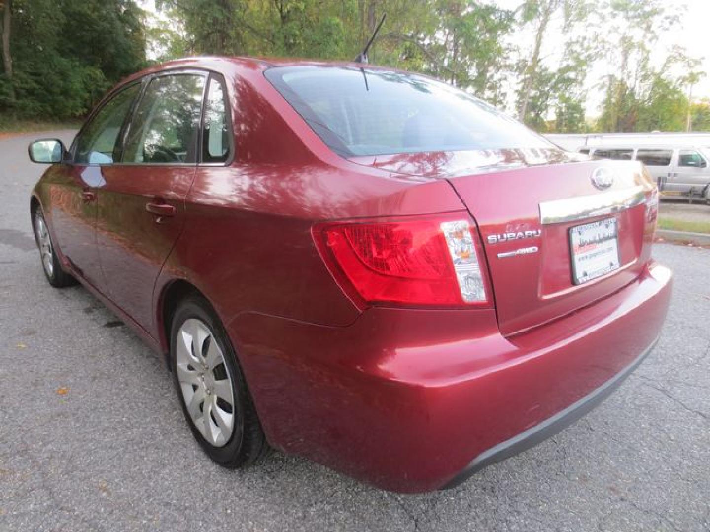 2010 Red /Black Subaru Impreza 2.5i (JF1GE6A6XAH) with an 2.5L H4 SOHC 16V engine, 4-Speed Automatic transmission, located at 270 US Route 6, Mahopac, NY, 10541, (845) 621-0895, 41.349022, -73.755280 - Photo#4