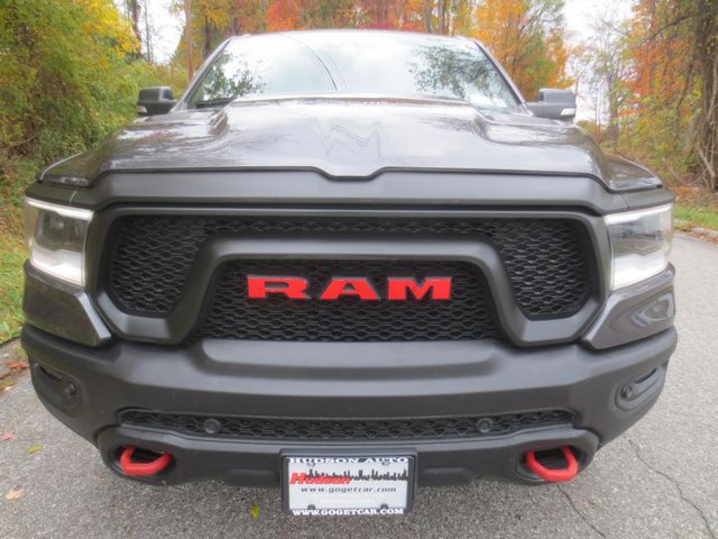 2021 Gray /Black RAM 1500 Rebel Crew Cab SB (1C6SRFLT9MN) with an 5.7L V8 OHV 16V engine, 8 speed Automatic transmission, located at 270 US Route 6, Mahopac, NY, 10541, (845) 621-0895, 41.349022, -73.755280 - Photo#2