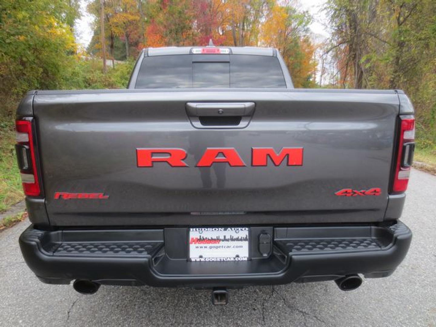 2021 Gray /Black RAM 1500 Rebel Crew Cab SB (1C6SRFLT9MN) with an 5.7L V8 OHV 16V engine, 8 speed Automatic transmission, located at 270 US Route 6, Mahopac, NY, 10541, (845) 621-0895, 41.349022, -73.755280 - Photo#5