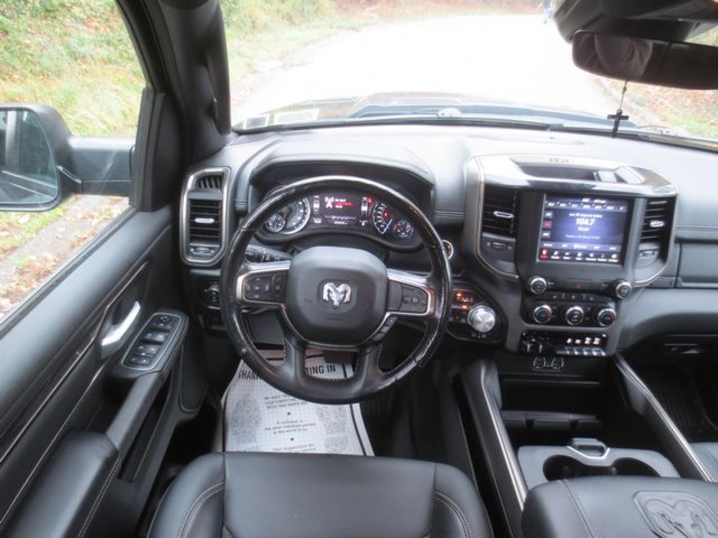 2021 Gray /Black RAM 1500 Rebel Crew Cab SB (1C6SRFLT9MN) with an 5.7L V8 OHV 16V engine, 8 speed Automatic transmission, located at 270 US Route 6, Mahopac, NY, 10541, (845) 621-0895, 41.349022, -73.755280 - Photo#8