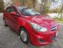 2013 Red /Gray Hyundai Accent GS (KMHCT5AEXDU) with an 1.6L L4 DOHC 16V engine, Automatic transmission, located at 270 US Route 6, Mahopac, NY, 10541, (845) 621-0895, 41.349022, -73.755280 - Photo#1