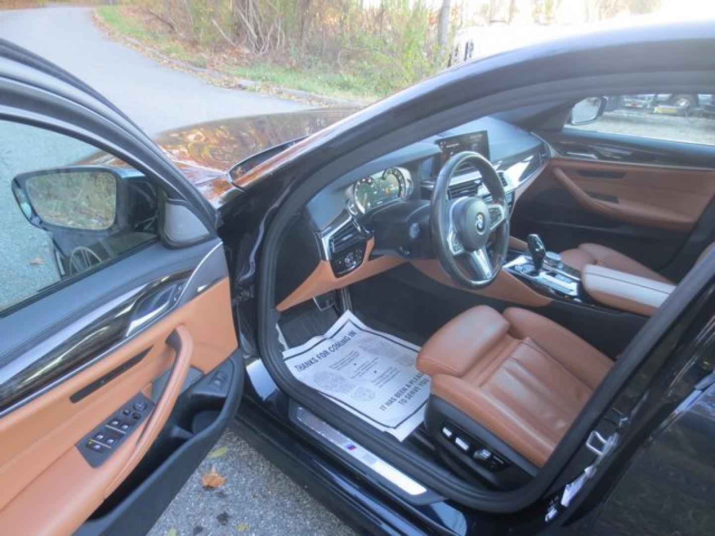 2018 Blue /Saddle BMW 5-Series xDrive M-Sport (WBAJE7C52JW) with an 3.0L L6 DOHC 24V TWIN TORBO engine, Automatic transmission, located at 270 US Route 6, Mahopac, NY, 10541, (845) 621-0895, 41.349022, -73.755280 - Photo#6