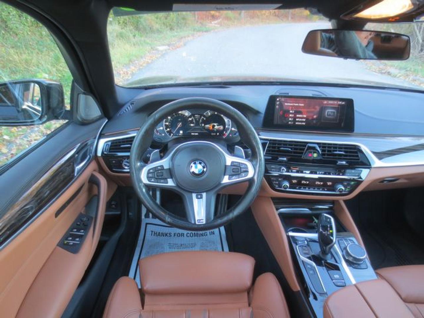 2018 Blue /Saddle BMW 5-Series xDrive M-Sport (WBAJE7C52JW) with an 3.0L L6 DOHC 24V TWIN TORBO engine, Automatic transmission, located at 270 US Route 6, Mahopac, NY, 10541, (845) 621-0895, 41.349022, -73.755280 - Photo#8
