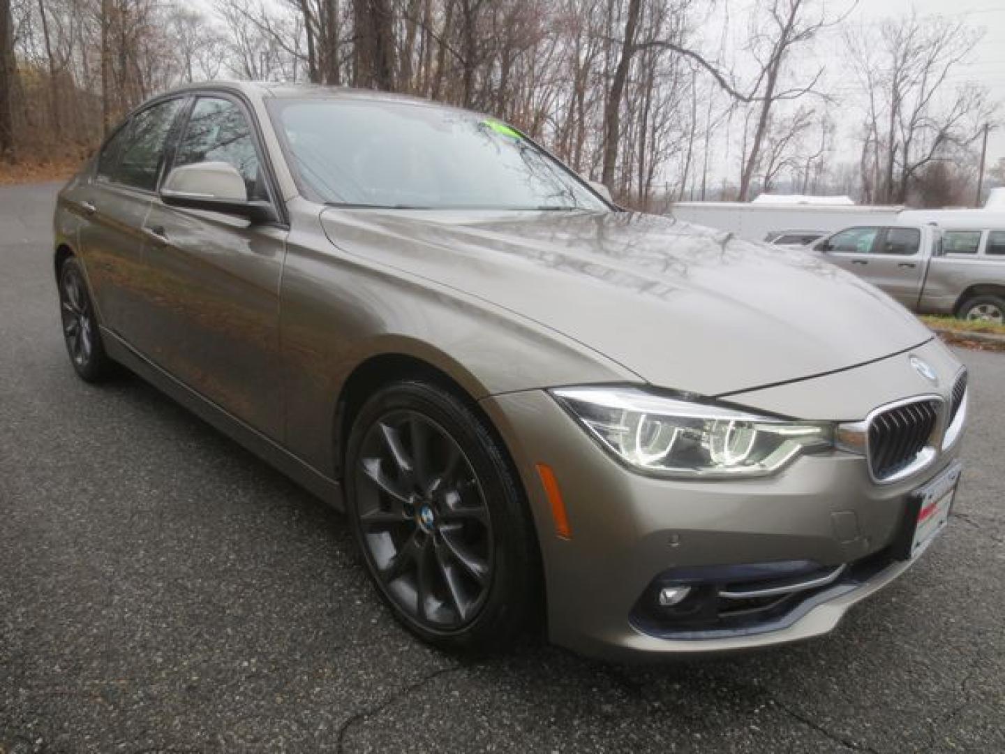 2016 Gray /Black BMW 3-Series 328i (WBA8E3G56GN) with an 2.0L 4 Cyl Turbo DOHC 16V engine, Automatic transmission, located at 270 US Route 6, Mahopac, NY, 10541, (845) 621-0895, 41.349022, -73.755280 - Photo#1