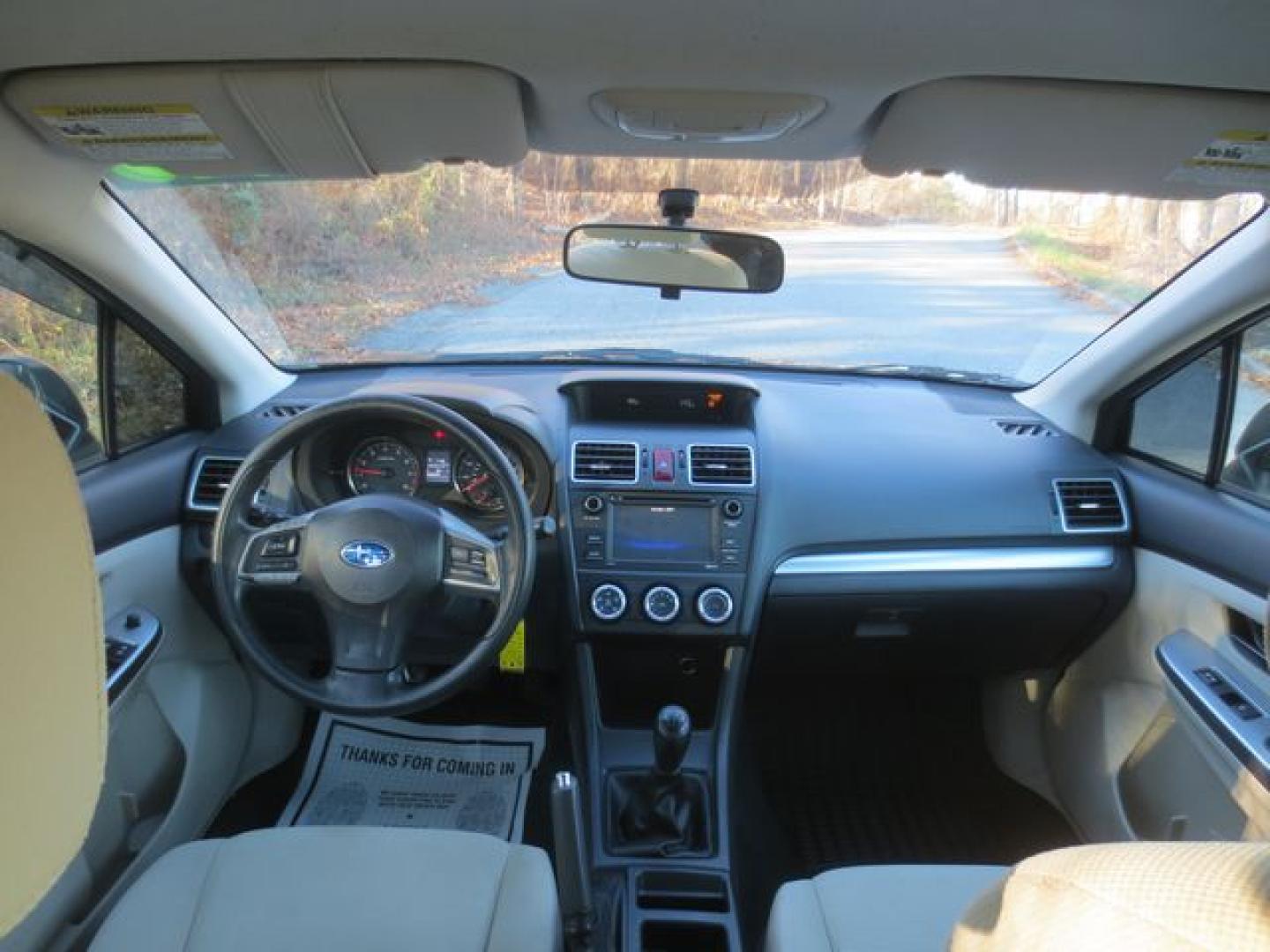 2016 Black /Beige Subaru Impreza 2.0i PZEV (JF1GPAA64GG) with an 2.0L H4 DOHC 16V engine, 5 speed manual transmission, located at 270 US Route 6, Mahopac, NY, 10541, (845) 621-0895, 41.349022, -73.755280 - Photo#7