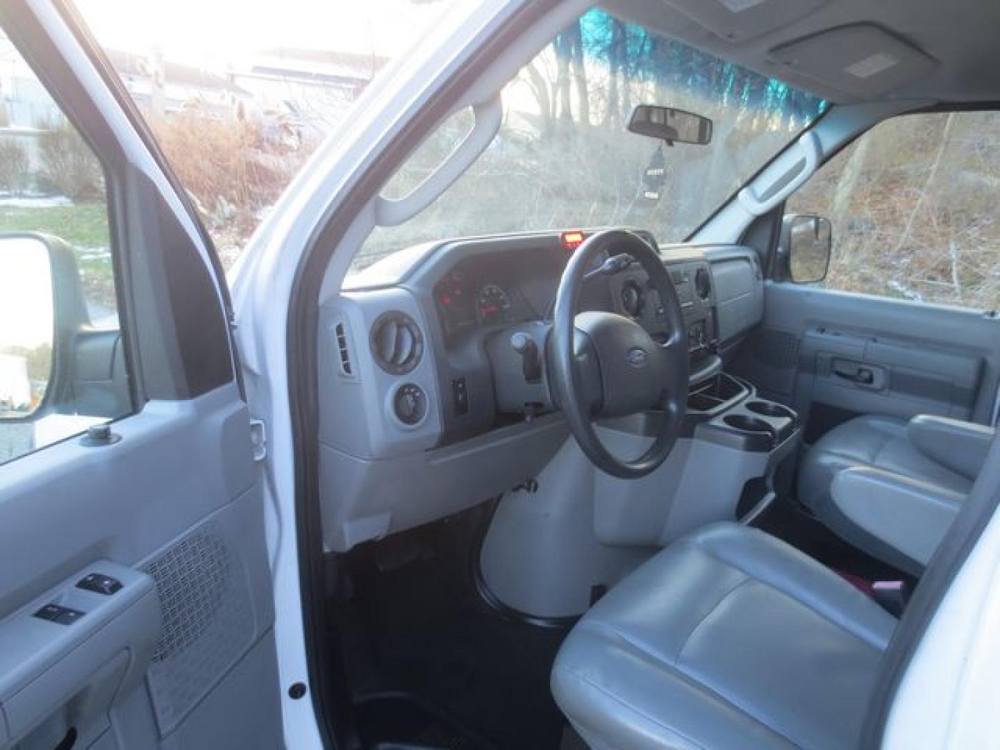 2012 White /Gray Ford E-Series Van E-250 Extended (1FTNS2EW7CD) with an 4.6L V8 SOHC 16V engine, 4-Speed Automatic transmission, located at 270 US Route 6, Mahopac, NY, 10541, (845) 621-0895, 41.349022, -73.755280 - Photo#5