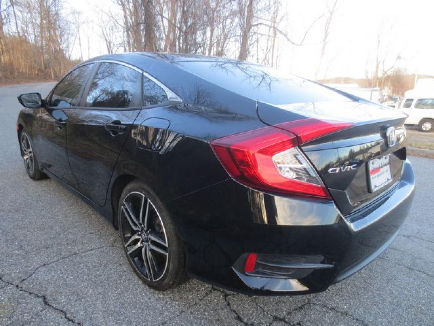 2017 Black /Black Honda Civic LX (2HGFC2F51HH) with an 2.0L L4 DOHC 16V engine, Automatic transmission, located at 270 US Route 6, Mahopac, NY, 10541, (845) 621-0895, 41.349022, -73.755280 - Photo#4