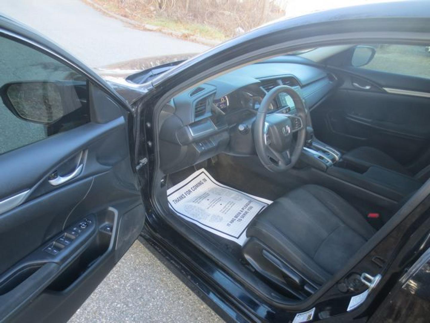 2017 Black /Black Honda Civic LX (2HGFC2F51HH) with an 2.0L L4 DOHC 16V engine, Automatic transmission, located at 270 US Route 6, Mahopac, NY, 10541, (845) 621-0895, 41.349022, -73.755280 - Photo#6