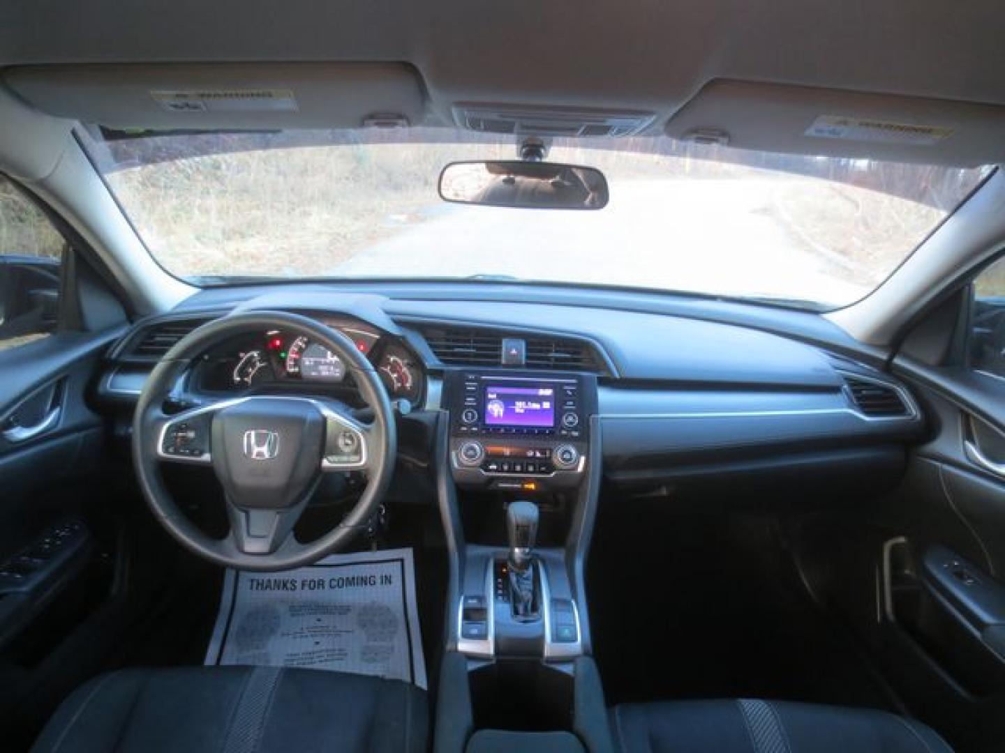 2017 Black /Black Honda Civic LX (2HGFC2F51HH) with an 2.0L L4 DOHC 16V engine, Automatic transmission, located at 270 US Route 6, Mahopac, NY, 10541, (845) 621-0895, 41.349022, -73.755280 - Photo#7