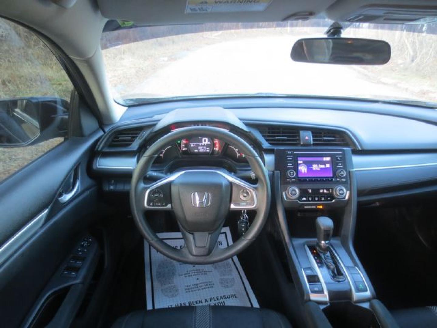 2017 Black /Black Honda Civic LX (2HGFC2F51HH) with an 2.0L L4 DOHC 16V engine, Automatic transmission, located at 270 US Route 6, Mahopac, NY, 10541, (845) 621-0895, 41.349022, -73.755280 - Photo#8