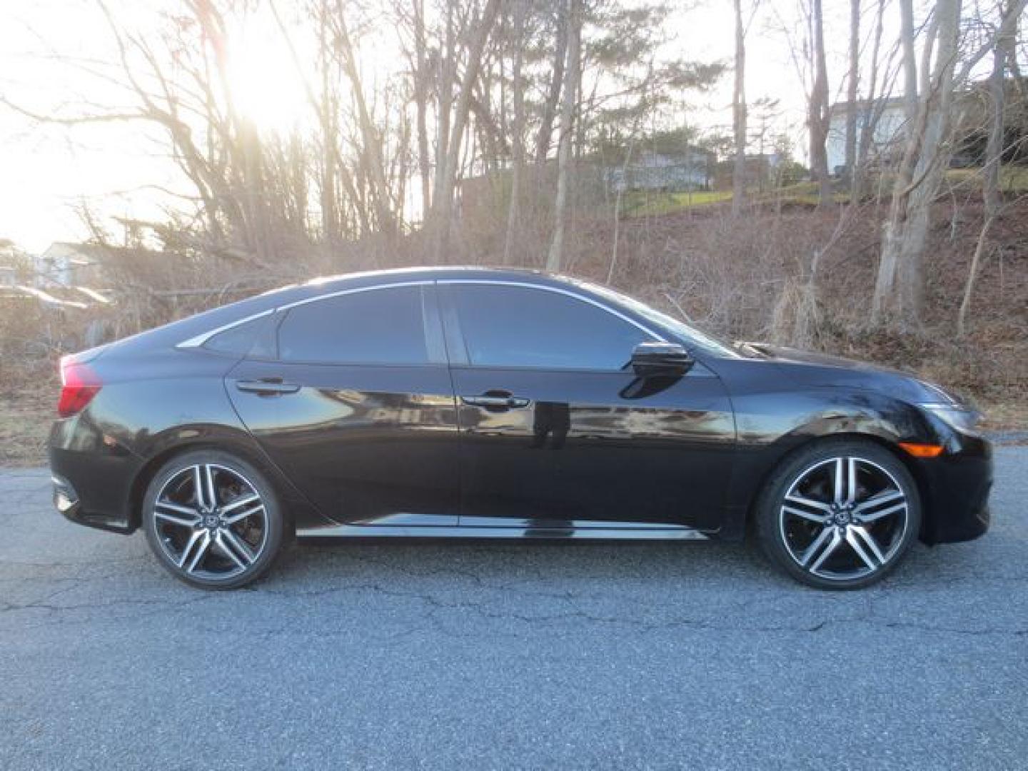 2017 Black /Black Honda Civic LX (2HGFC2F51HH) with an 2.0L L4 DOHC 16V engine, Automatic transmission, located at 270 US Route 6, Mahopac, NY, 10541, (845) 621-0895, 41.349022, -73.755280 - Photo#10
