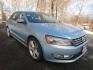 2013 Blue /Black Volkswagen Passat SEL Premium (1VWCM7A36DC) with an 3.0L V6 DOHC 24V engine, 6-Speed Automatic transmission, located at 270 US Route 6, Mahopac, NY, 10541, (845) 621-0895, 41.349022, -73.755280 - Photo#1