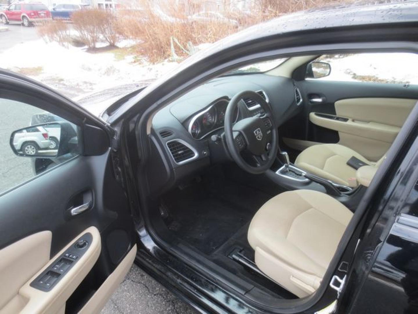 2013 Black /Beige Dodge Avenger SE (1C3CDZAG4DN) with an 3.6L V6 DOHC 24V FFV engine, 6-Speed Automatic transmission, located at 270 US Route 6, Mahopac, NY, 10541, (845) 621-0895, 41.349022, -73.755280 - Photo#2