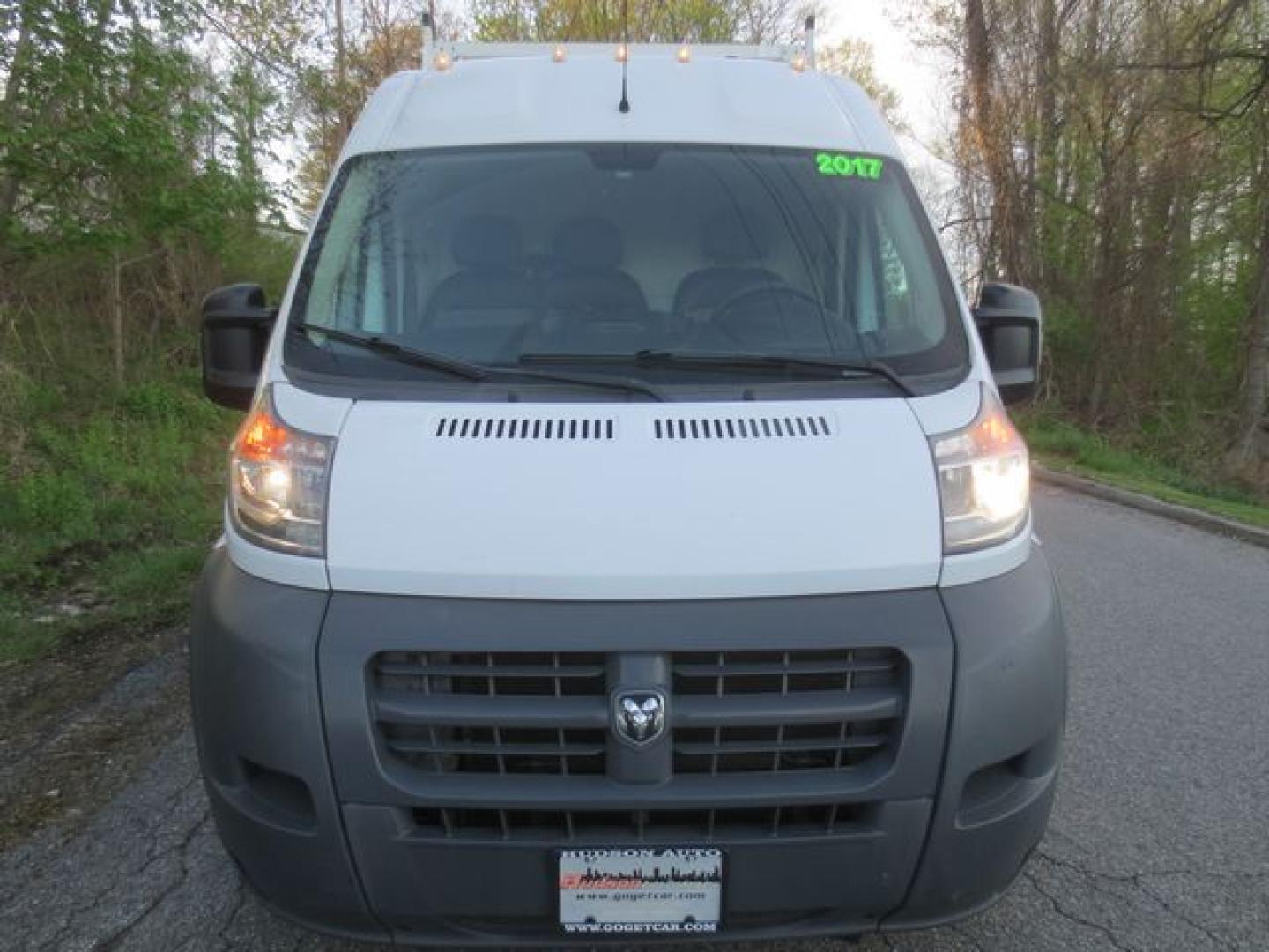 2017 White /Gray RAM Promaster 3500 High Roof Tradesman 159-in. WB (3C6URVHG6HE) with an 3.6L V6 engine, 6A transmission, located at 270 US Route 6, Mahopac, NY, 10541, (845) 621-0895, 41.349022, -73.755280 - Photo#2