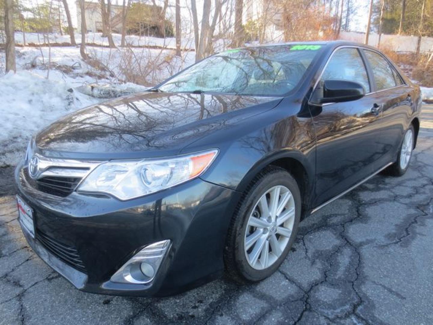 2013 Blue /Gray Toyota Camry XLE (4T1BK1FK7DU) with an 3.5L V6 DOHC 24V engine, 6-Speed Automatic transmission, located at 270 US Route 6, Mahopac, NY, 10541, (845) 621-0895, 41.349022, -73.755280 - Photo#0