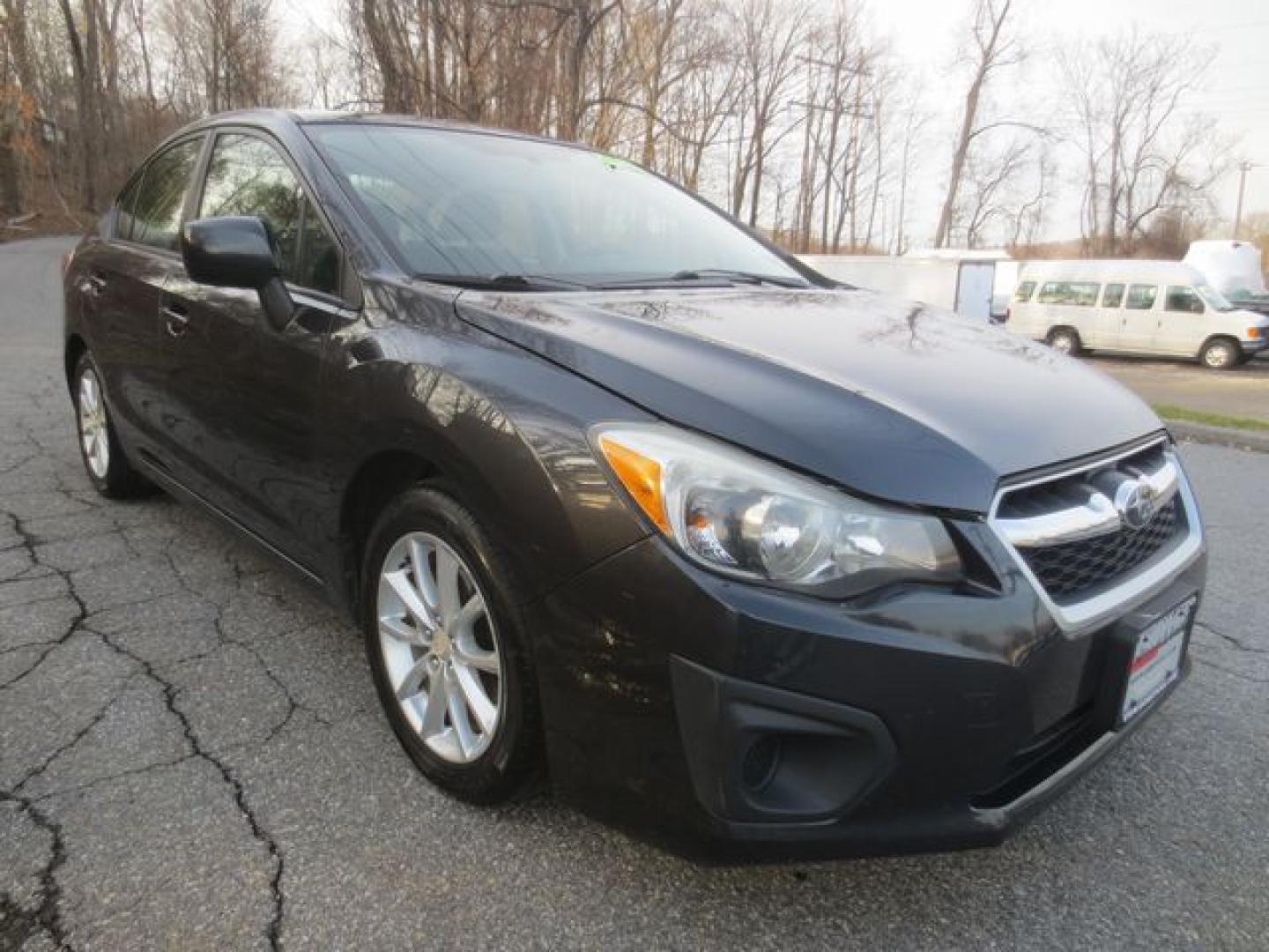 2013 Gray /Black Subaru Impreza Premium 4-Door w/All Weather Package (JF1GJAC65DH) with an 2.0L H4 DOHC 16V engine, Automatic transmission, located at 270 US Route 6, Mahopac, NY, 10541, (845) 621-0895, 41.349022, -73.755280 - Photo#1