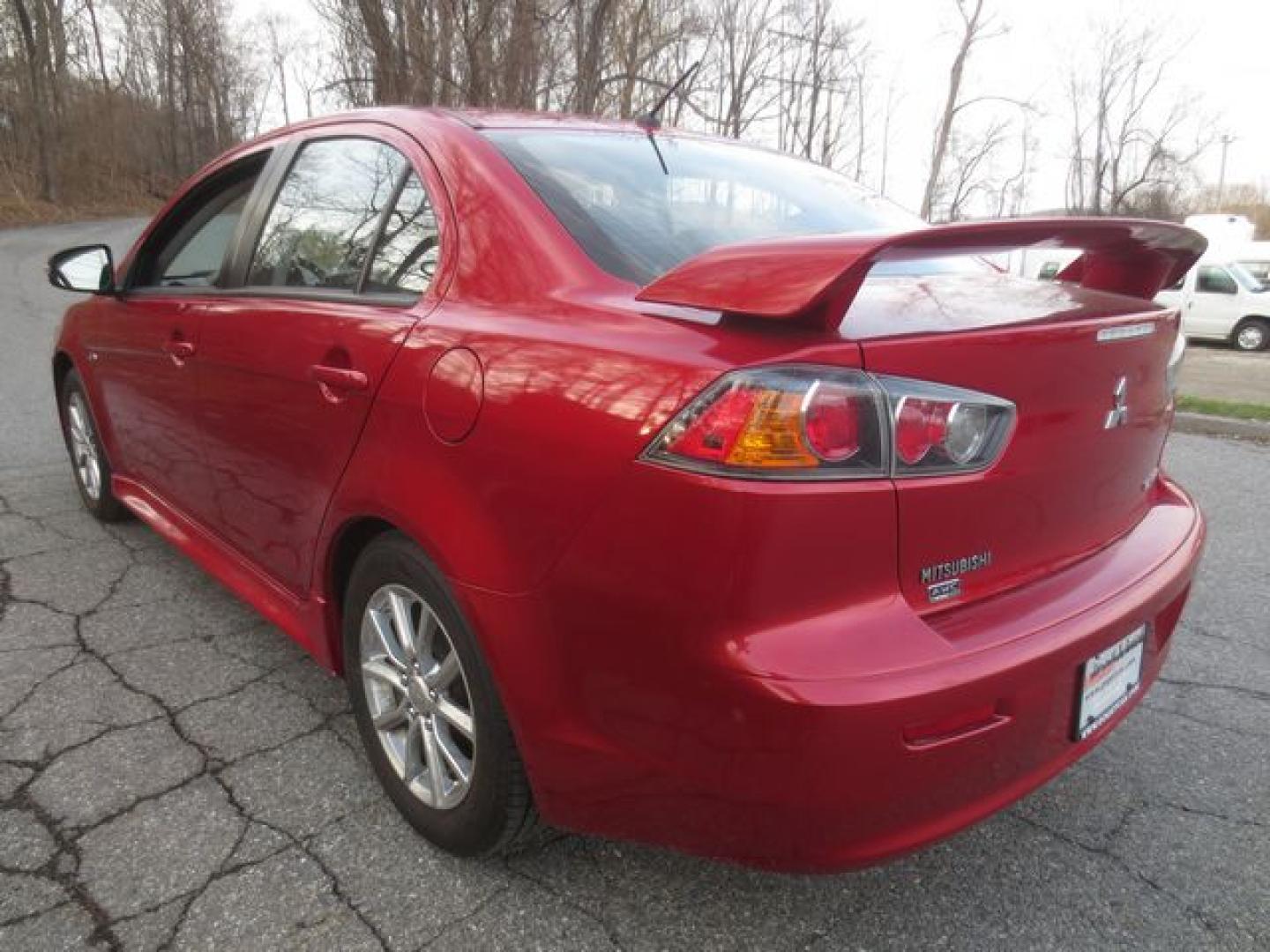 2016 Red /Black Mitsubishi Lancer SE (JA32V2FW1GU) with an 2.4L L4 SOHC 16V engine, CVT transmission, located at 270 US Route 6, Mahopac, NY, 10541, (845) 621-0895, 41.349022, -73.755280 - Photo#4