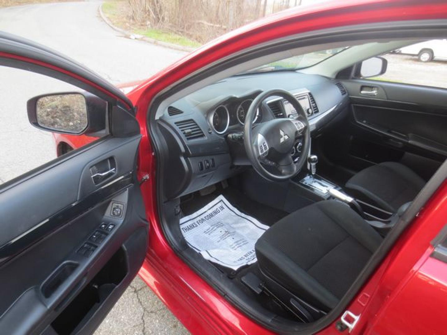 2016 Red /Black Mitsubishi Lancer SE (JA32V2FW1GU) with an 2.4L L4 SOHC 16V engine, CVT transmission, located at 270 US Route 6, Mahopac, NY, 10541, (845) 621-0895, 41.349022, -73.755280 - Photo#6