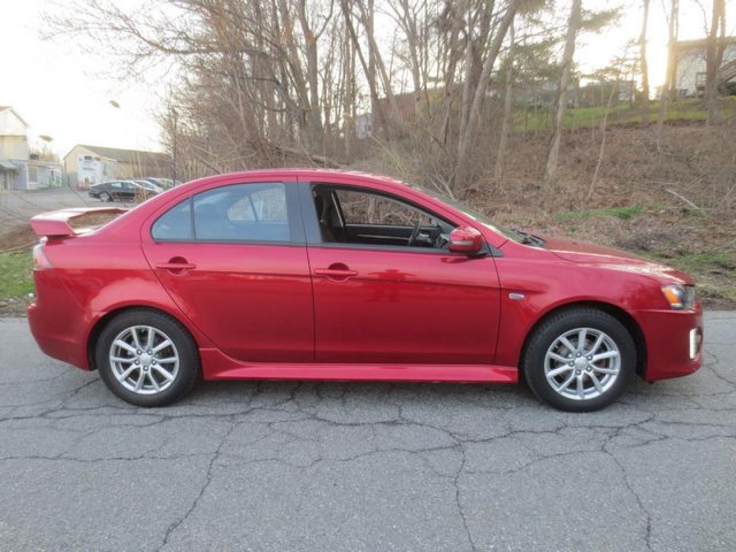2016 Red /Black Mitsubishi Lancer SE (JA32V2FW1GU) with an 2.4L L4 SOHC 16V engine, CVT transmission, located at 270 US Route 6, Mahopac, NY, 10541, (845) 621-0895, 41.349022, -73.755280 - Photo#9