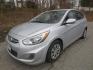 2017 Silver /Black Hyundai Accent SE (KMHCT5AE5HU) with an 1.6L L4 DOHC 16V engine, Automatic transmission, located at 270 US Route 6, Mahopac, NY, 10541, (845) 621-0895, 41.349022, -73.755280 - Photo#0