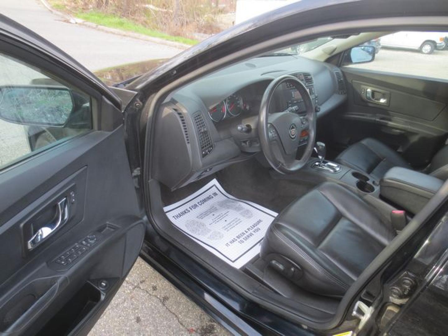 2006 Black /Black Cadillac CTS 2.8L (1G6DM57T560) with an 2.8L V6 DOHC 24V engine, Automatic transmission, located at 270 US Route 6, Mahopac, NY, 10541, (845) 621-0895, 41.349022, -73.755280 - Photo#6