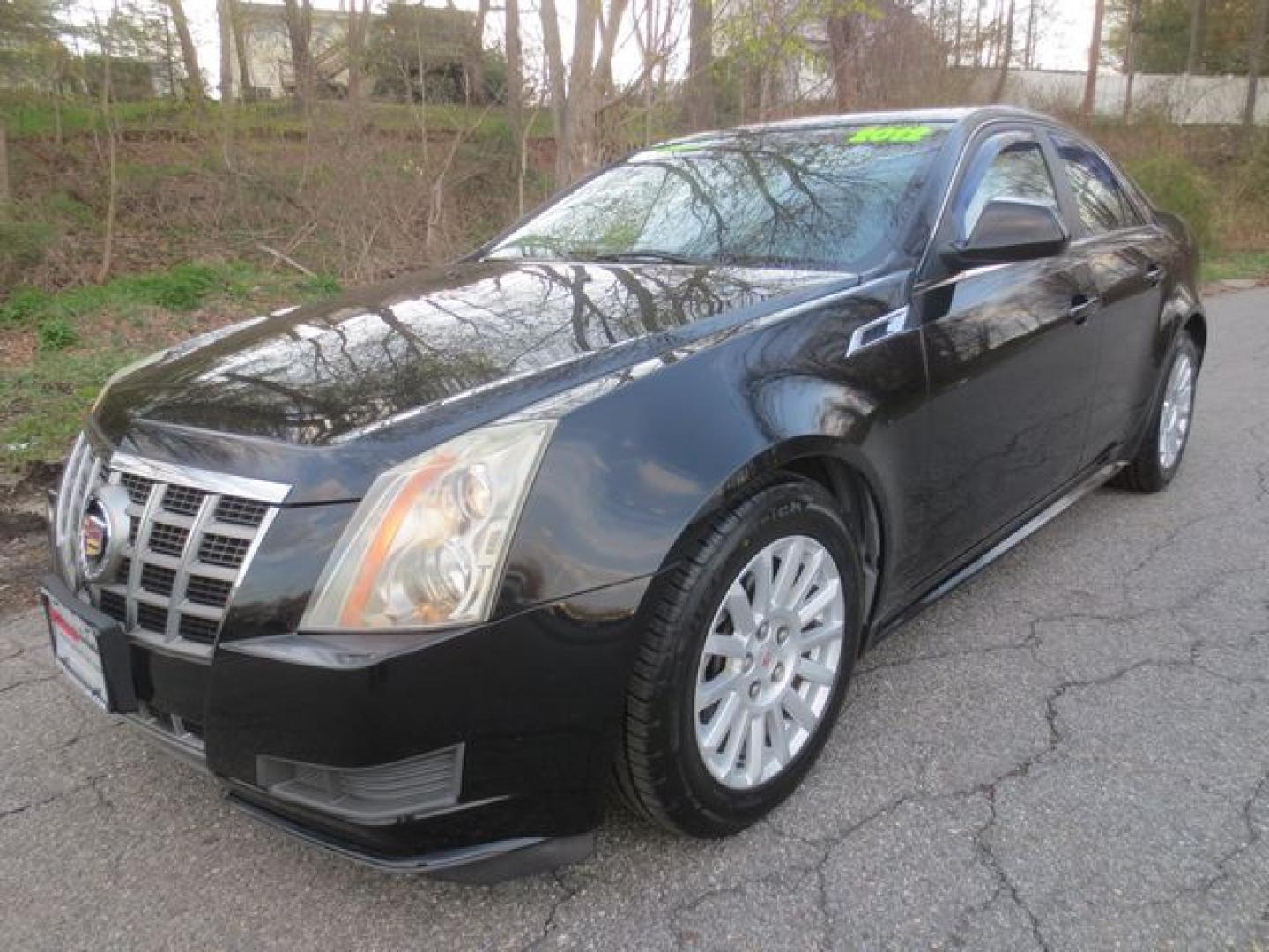 2012 Black /Black Cadillac CTS (1G6DC5E56C0) with an 3.0L V6 DOHC 24V FFV engine, 6-Speed Automatic transmission, located at 270 US Route 6, Mahopac, NY, 10541, (845) 621-0895, 41.349022, -73.755280 - Photo#0