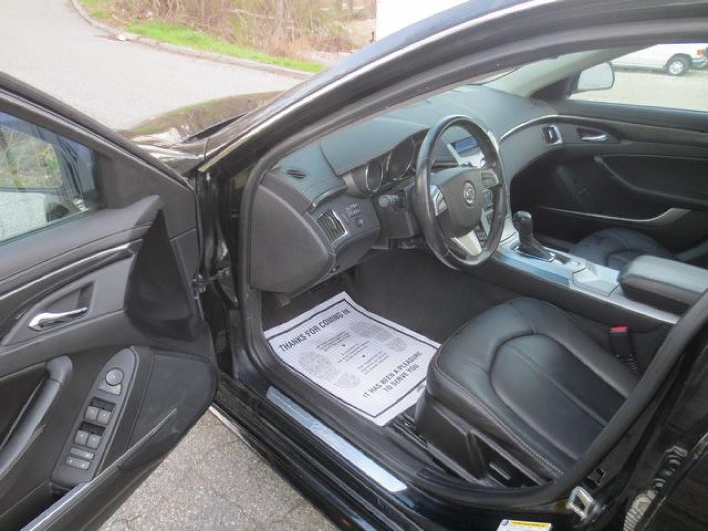 2012 Black /Black Cadillac CTS (1G6DC5E56C0) with an 3.0L V6 DOHC 24V FFV engine, 6-Speed Automatic transmission, located at 270 US Route 6, Mahopac, NY, 10541, (845) 621-0895, 41.349022, -73.755280 - Photo#6