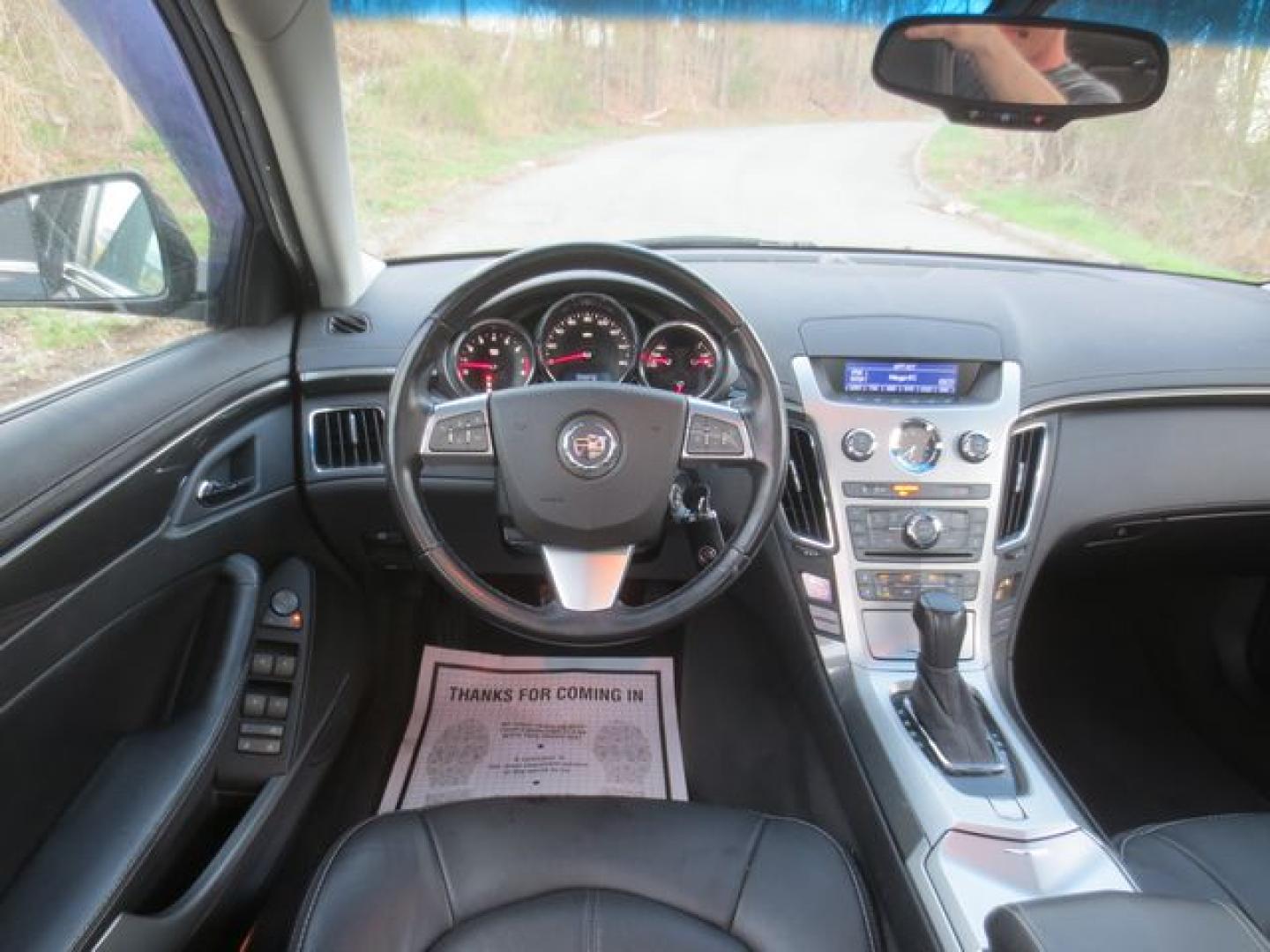 2012 Black /Black Cadillac CTS (1G6DC5E56C0) with an 3.0L V6 DOHC 24V FFV engine, 6-Speed Automatic transmission, located at 270 US Route 6, Mahopac, NY, 10541, (845) 621-0895, 41.349022, -73.755280 - Photo#8