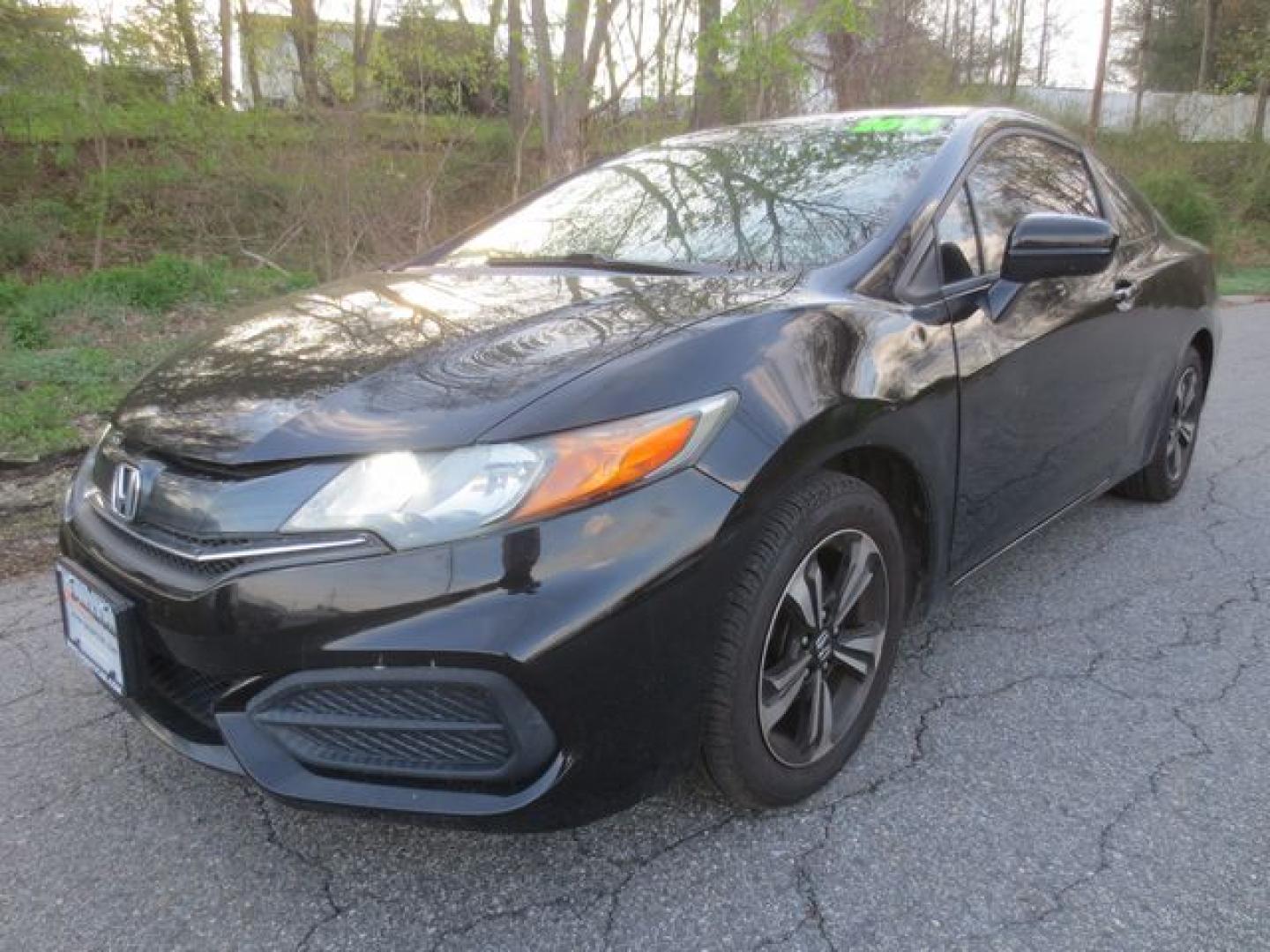 2014 Black /Black Honda Civic EX (2HGFG3B80EH) with an 2.3L L4 SOHC 16V engine, Automatic transmission, located at 270 US Route 6, Mahopac, NY, 10541, (845) 621-0895, 41.349022, -73.755280- Photo#0