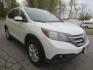 2013 White /Black Honda CR-V EX-L (5J6RM4H72DL) with an 2.4L L4 DOHC 16V engine, 5-Speed Automatic transmission, located at 270 US Route 6, Mahopac, NY, 10541, (845) 621-0895, 41.349022, -73.755280 - Photo#1
