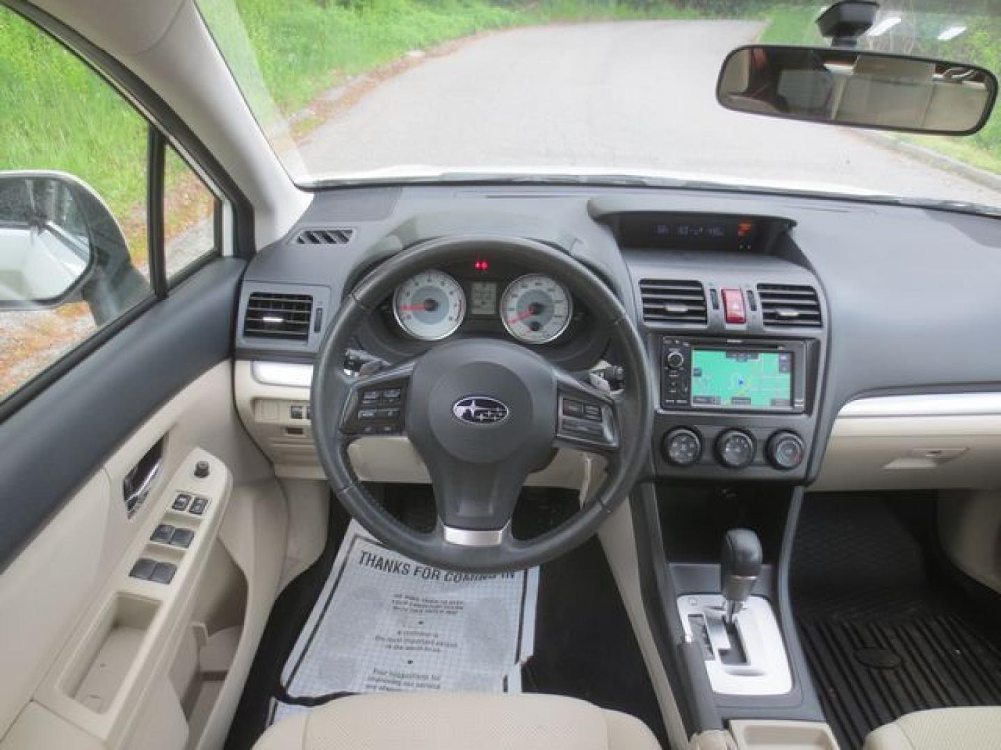 2012 White /Beige Subaru Impreza Premium Plus (JF1GPAE69CH) with an 2.0L H4 DOHC 16V engine, Automatic transmission, located at 270 US Route 6, Mahopac, NY, 10541, (845) 621-0895, 41.349022, -73.755280 - Photo#8