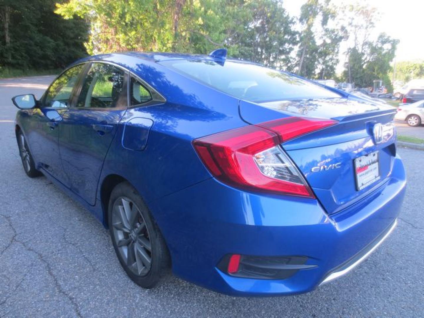 2019 Blue /Black Honda Civic EX (19XFC1F37KE) with an 1.5L L4 DOHC 16V TURBO engine, Automatic transmission, located at 270 US Route 6, Mahopac, NY, 10541, (845) 621-0895, 41.349022, -73.755280 - Photo#4