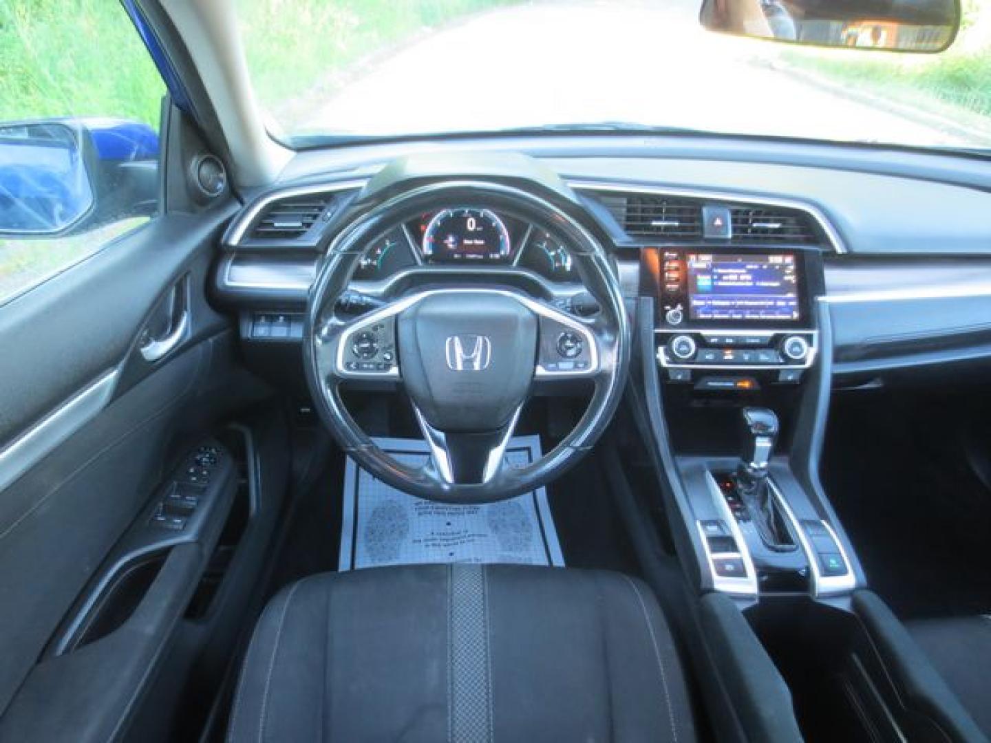 2019 Blue /Black Honda Civic EX (19XFC1F37KE) with an 1.5L L4 DOHC 16V TURBO engine, Automatic transmission, located at 270 US Route 6, Mahopac, NY, 10541, (845) 621-0895, 41.349022, -73.755280 - Photo#8