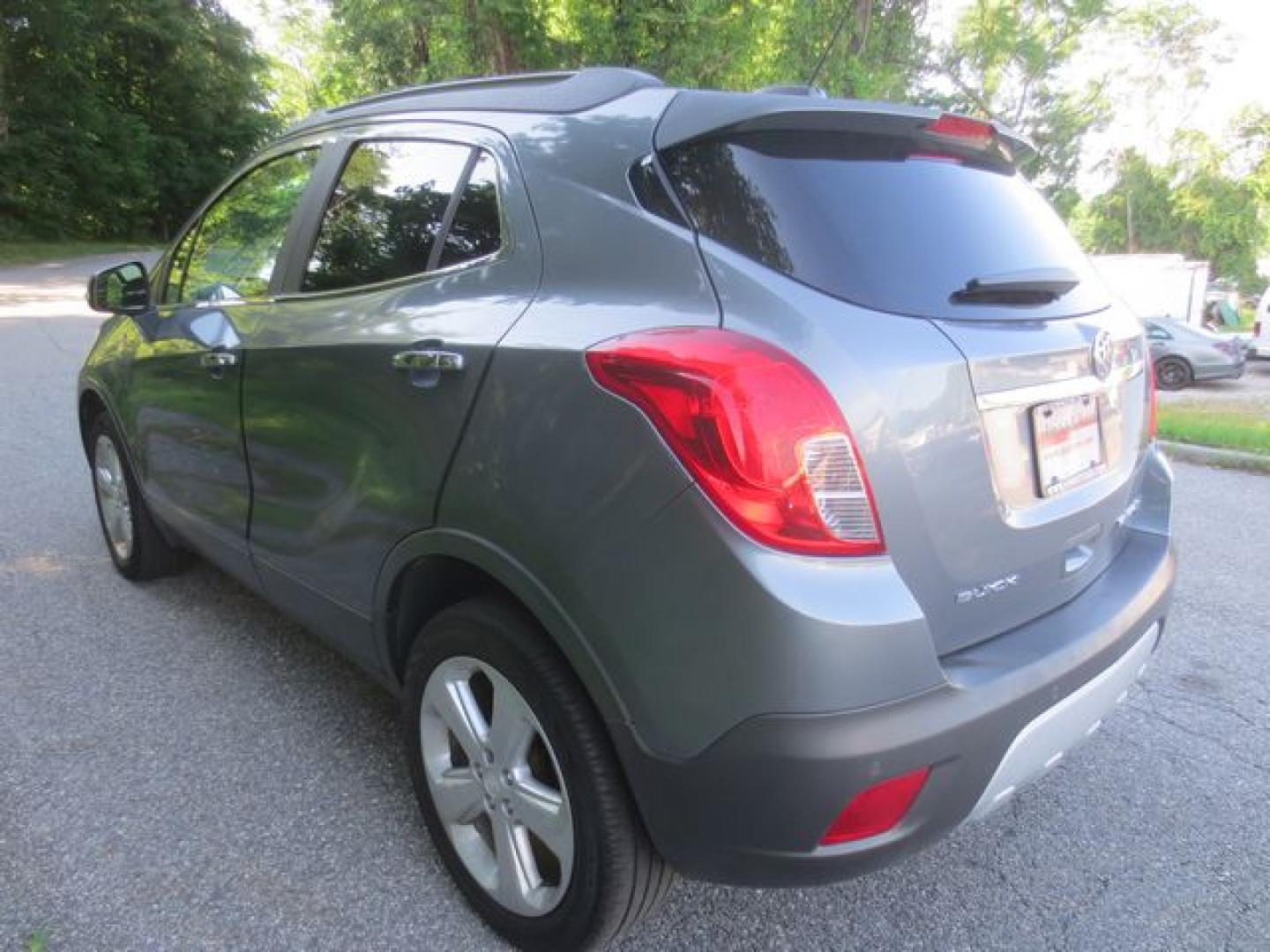 2015 Gray /Gray Buick Encore Premium (KL4CJHSB9FB) with an 1.4L L4 DOHC 16V TURBO engine, 6-Speed Automatic transmission, located at 270 US Route 6, Mahopac, NY, 10541, (845) 621-0895, 41.349022, -73.755280- Photo#4